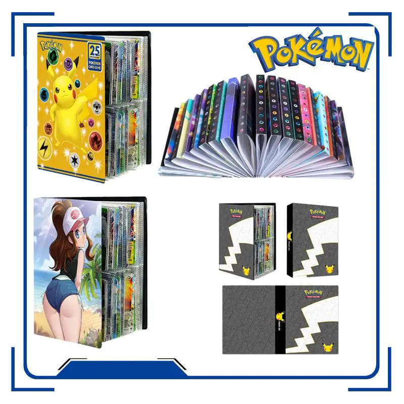 

Альбом для 25-й годовщины, альбом для коллекции аниме «Pokemon Kawaii» для детей, 240 шт. игр, коллекционный альбом, Подарочные игрушки «Pokemon»