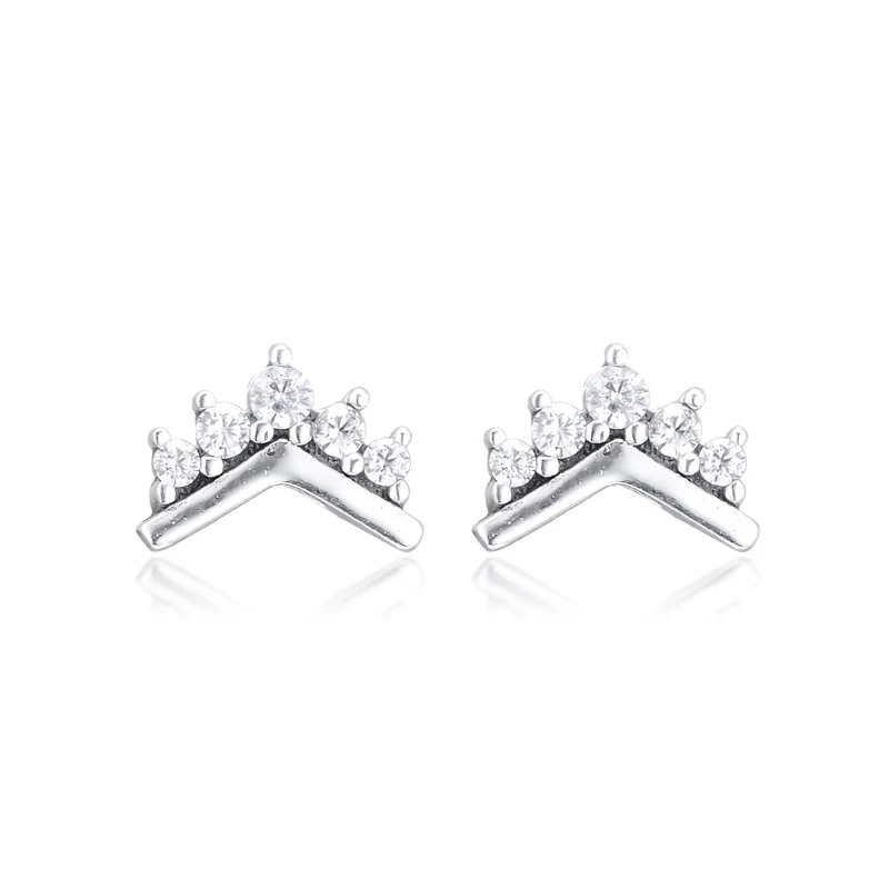 

Женские серьги-гвоздики из серебра 925 пробы
