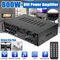 2000w 4ohm bluetooth amplifier stereo amplifier wireless car amp usb disk sd card hifi stereo audio home karaoke power amplifier
