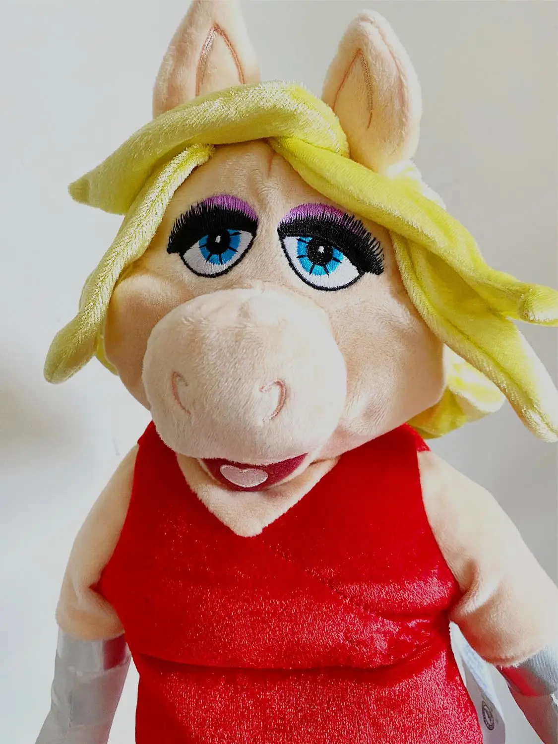 Марионетка Miss Piggy Muppet ручная марионетка 12 дюймов красное платье игрушки|Куклы| |