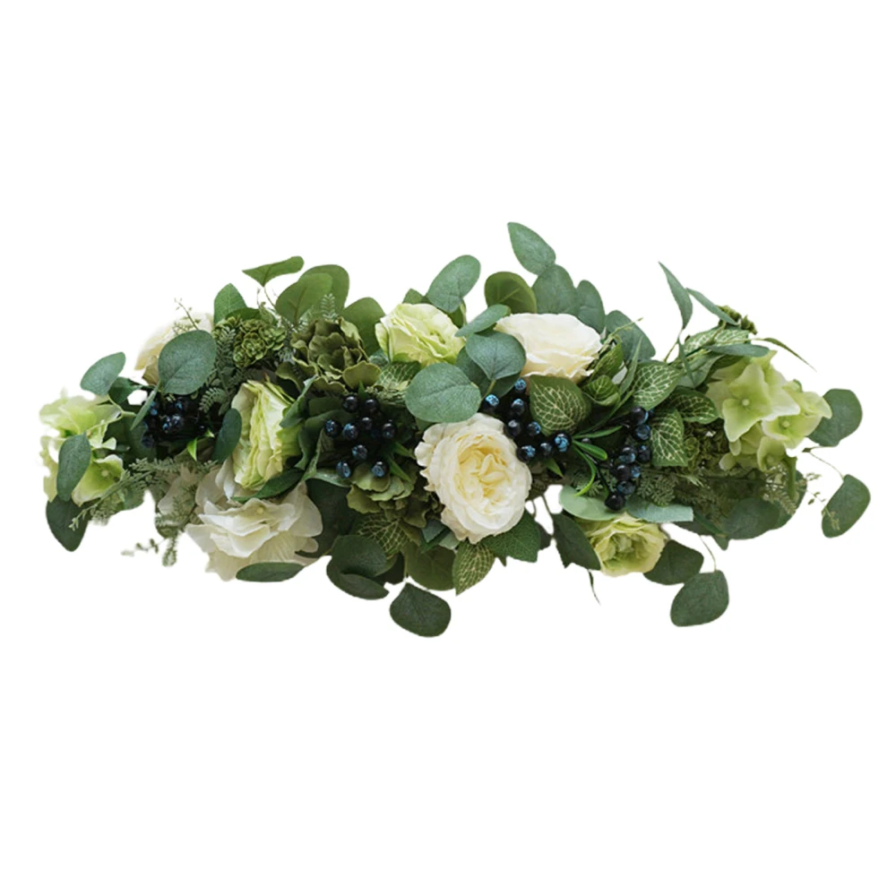 

Дверной цветок Lintel Swag, натуральный ротанг для украшения свадеб, искусство спальни, декор для свадьбы, гостиной, сушеные цветы