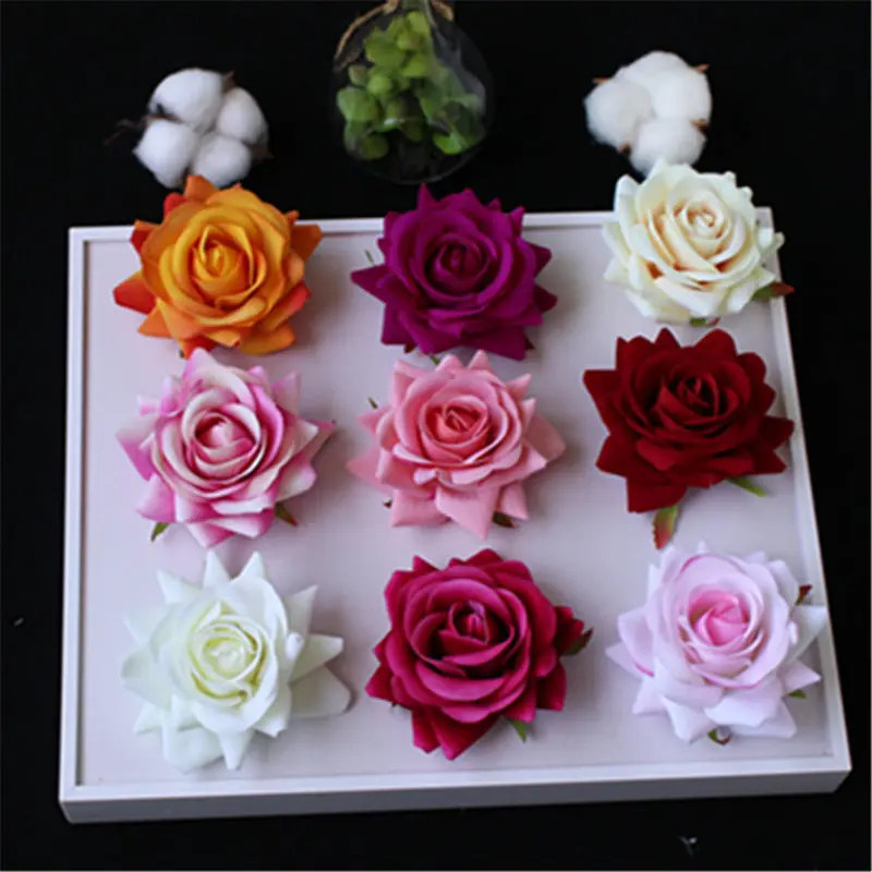 Изготовленный На Заказ искусственный Шелковый цветок с розами розовый