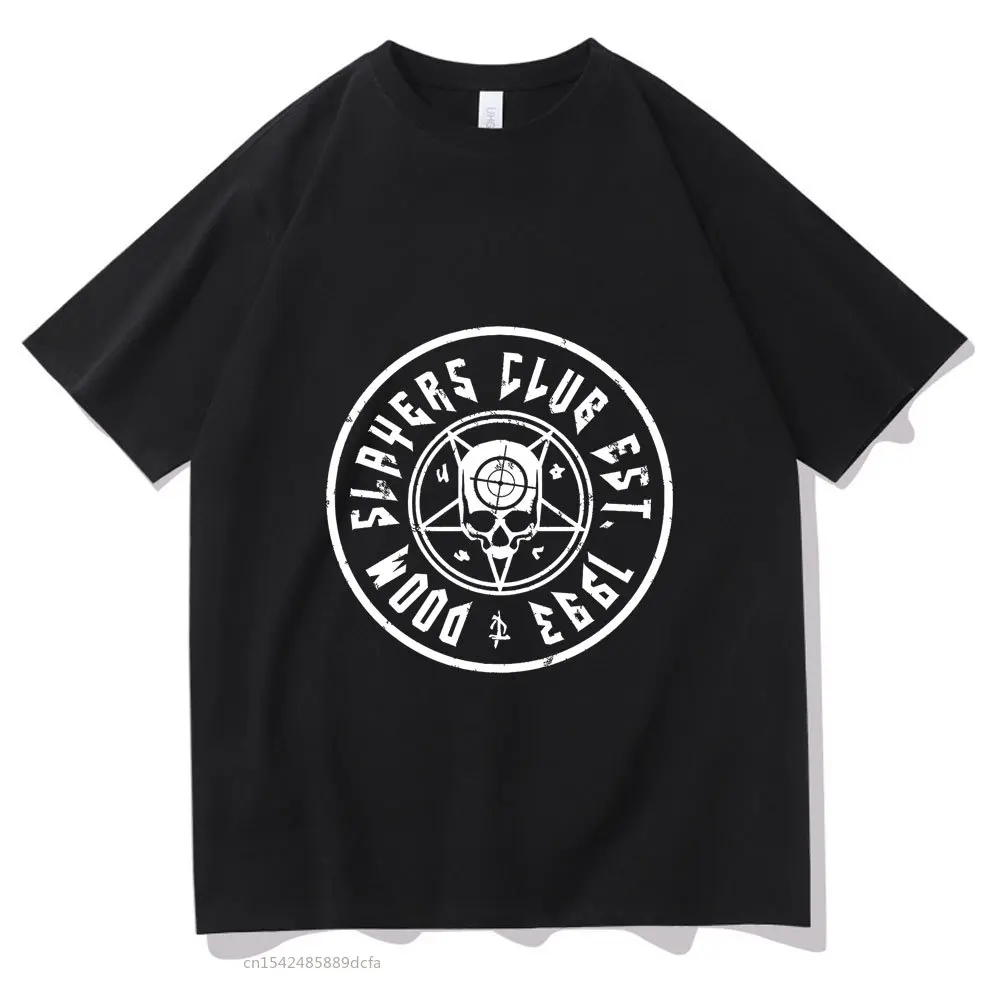 

Doom Slayers Club Est 1993 T-shirt Shrink-proof Tee Shirt Summer Tops