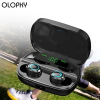 S11 Cordless Bluetooth 5 0 Headphones TWS Wireless Gaming Earphones Charging Case Led Display Stereo Headset Wireless Charger