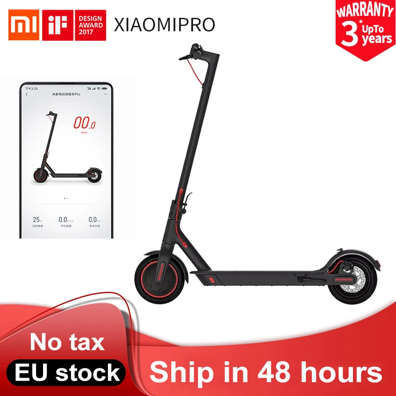 Быстрая доставка Xiaomi Mijia Mini Pro электрический скутер 45 км способный преодолевать