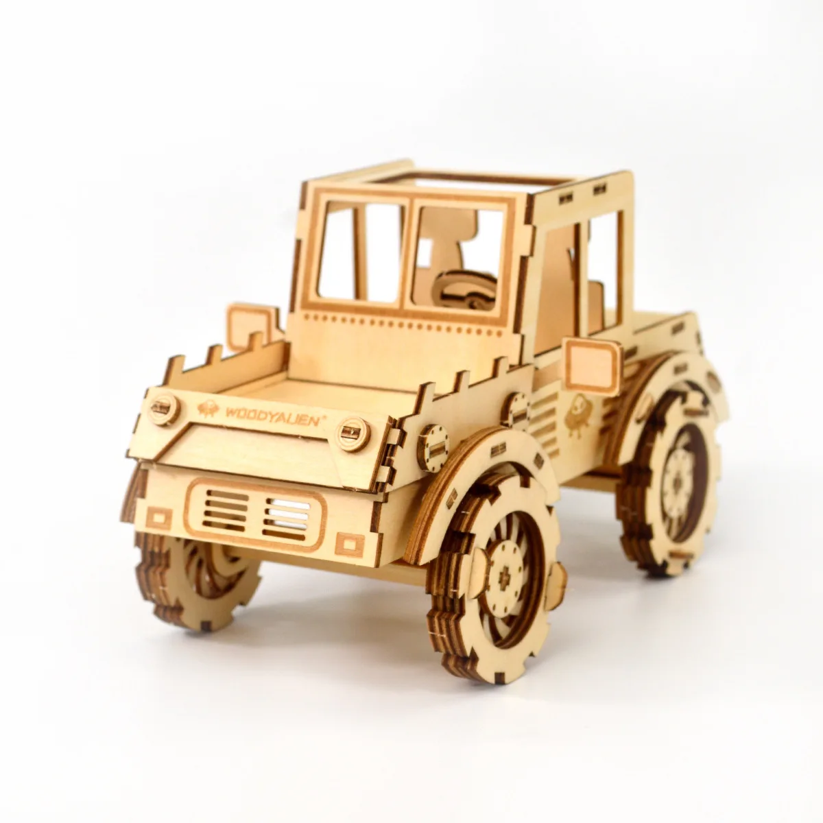 Детская игрушка Holz Modell внедорожник бык Рождество Лось автомобиль 3D деревянная