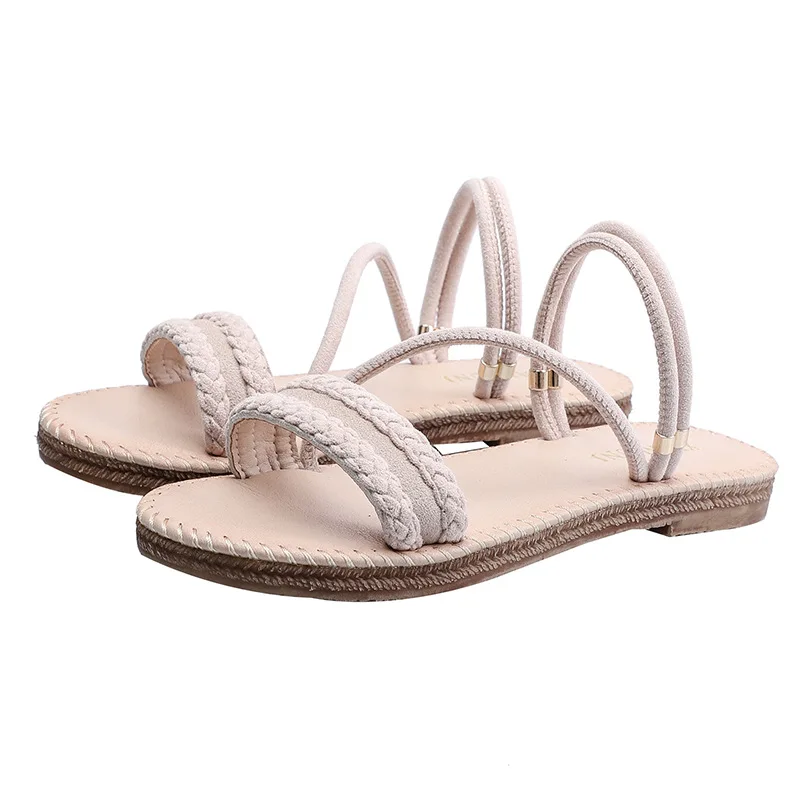 

2021 Women Slippers Fashion Slippers Sewing Female Fashion Ladies Platform Retro Sandalias Plus Size Sandalias Mujer