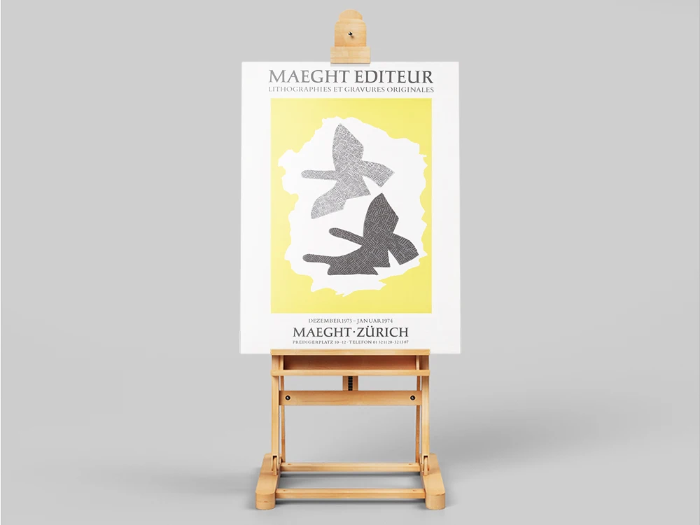 Постер Жорж брак печать на выставке Брак фовизме кубизм выставочная выставка -