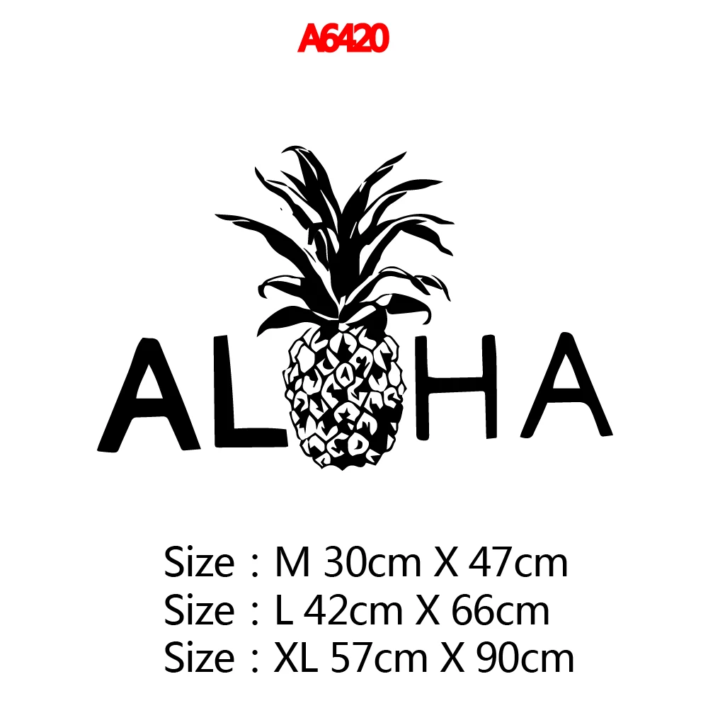 Резная настенная художественная наклейка Aloha водостойкая Настенная Наклейка для