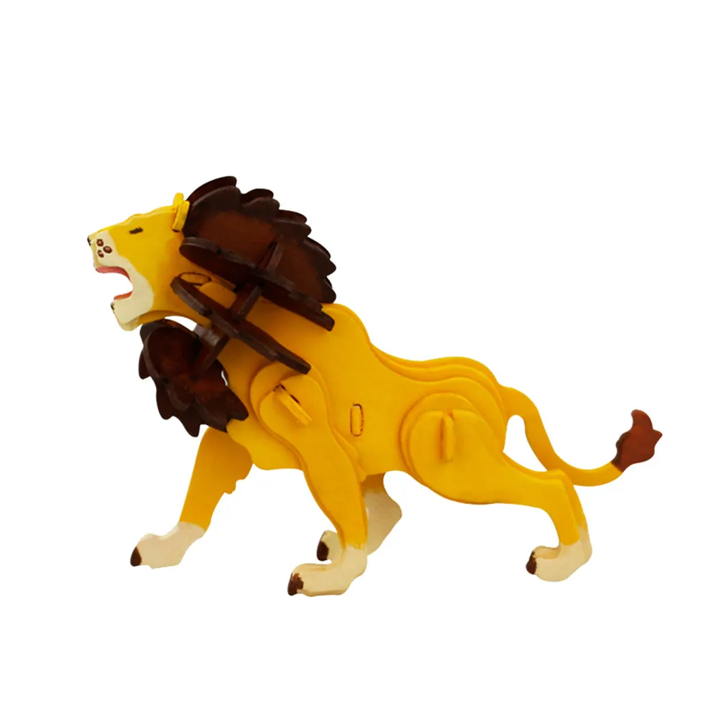 1 комплект деревянных пазлов домашние украшения 3D деревянные модели набор для