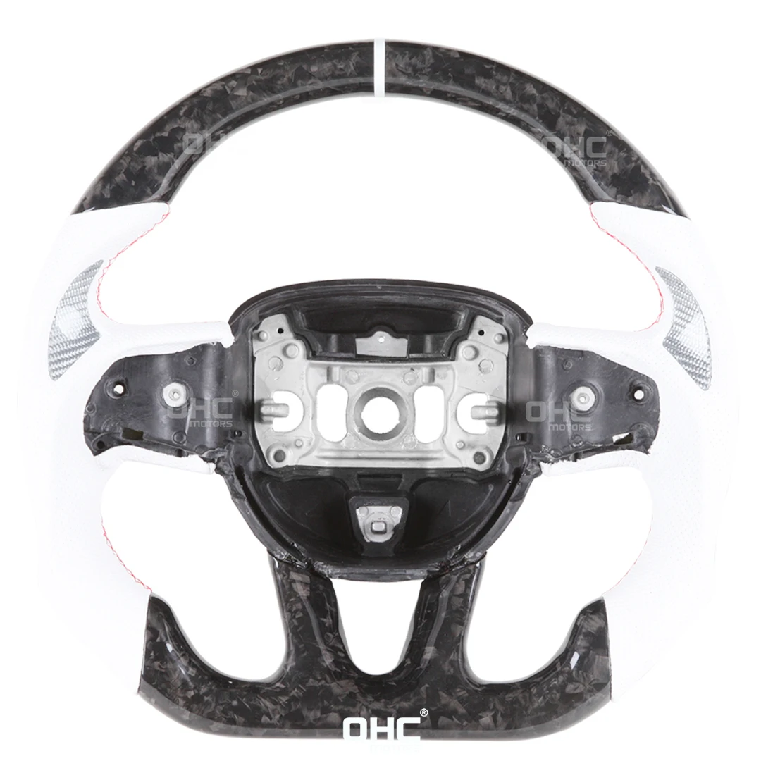 

100% Real Carbon Fiber steering wheel for Dodge