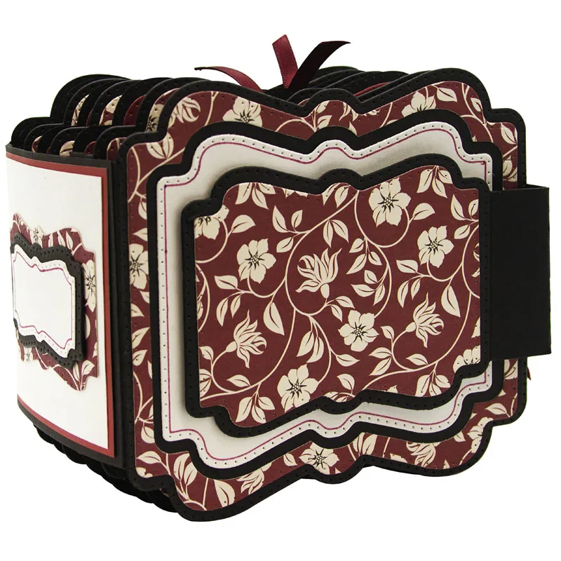 Металлические Вырубные штампы необычная кружевная рамка меню сделай сам