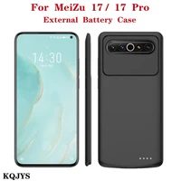 kqjys 6800mah for meizu 17 pro power bank battery charger cases portable battery charging cover for meizu 17 battery case