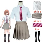 Школьный костюм JK, юбка и юбка, костюм из аниме, Токийский рественс, Хината, Тачибана, косплей костюм