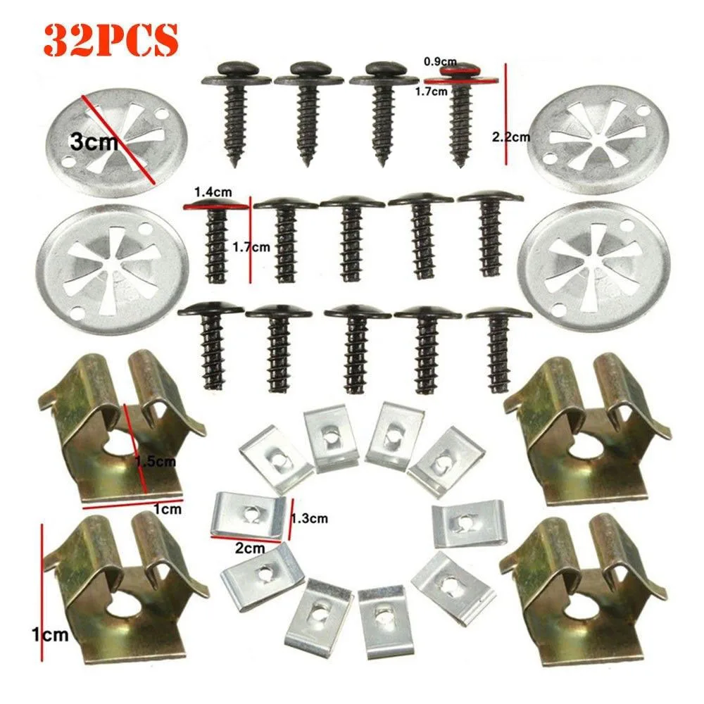 Зажимы для крышки двигателя защитные Брызговики нижних крыльев автомобиля