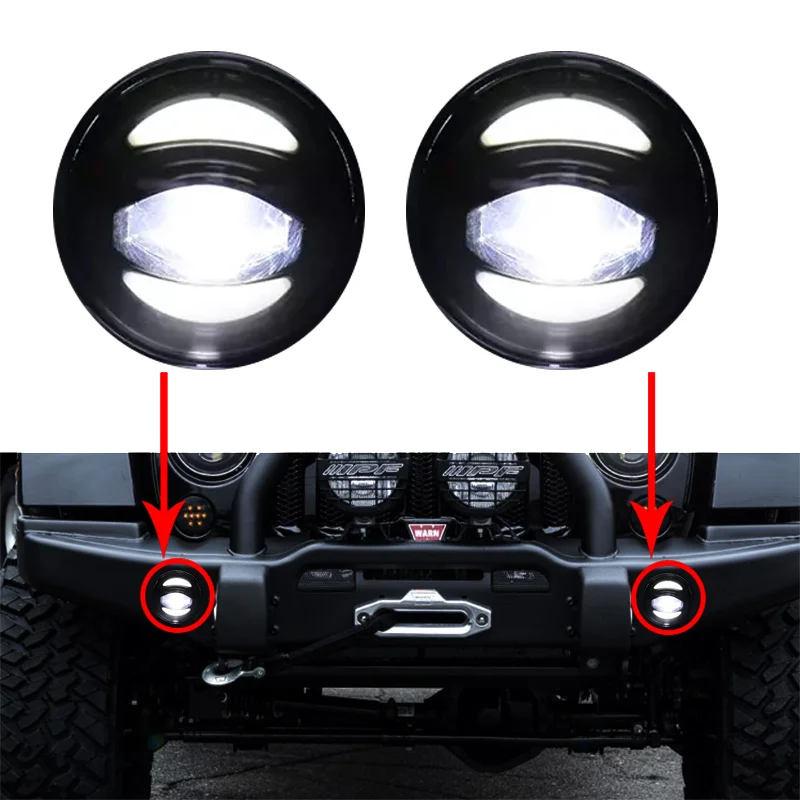 Пара Прокат света Туман головной светильник s без кронштейна для Volvo ремонт туман