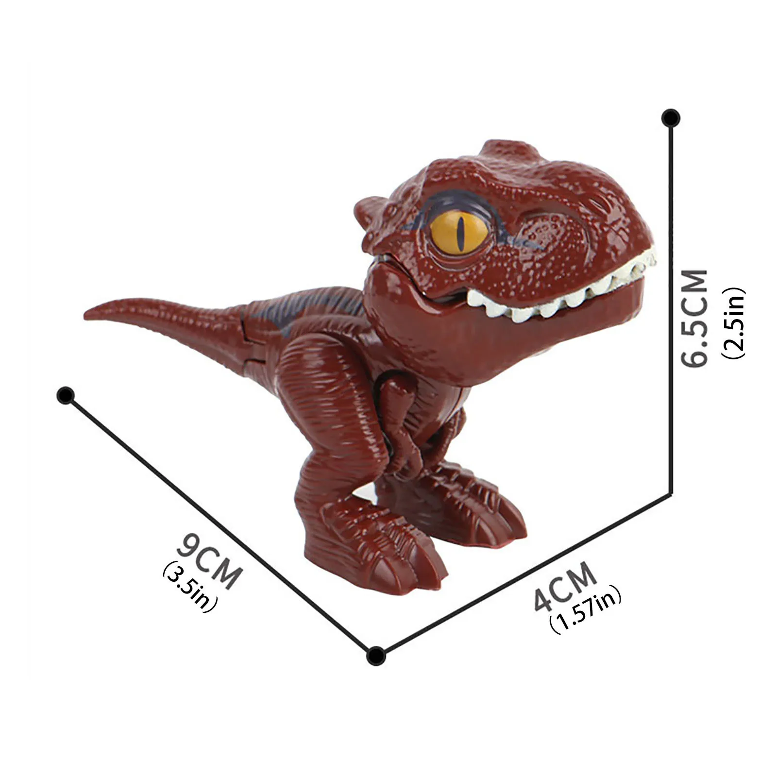 Фиджет-динозавр на палец игрушка в подарок модель парка Юрского периода