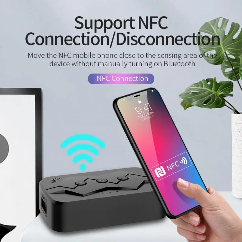 Bluetooth 5 0 аудио приемник передатчик 3 мм RCA стерео TF карта U диск с для автомобиля ТВ