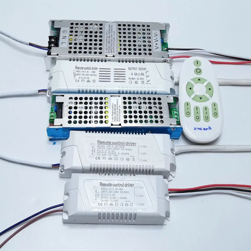 Низкое напряжение 24V плавное Затемнение ЖК драйвер DC24V потолочный светильник