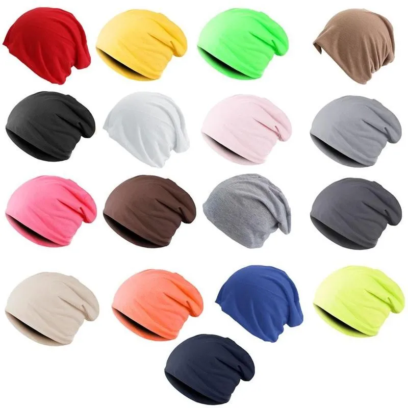 

New Winter Warm Hats For Women Casual Stacking Knitted Bonnet Caps Men Color Hip Hop Skullies Beanies Hats Unisex