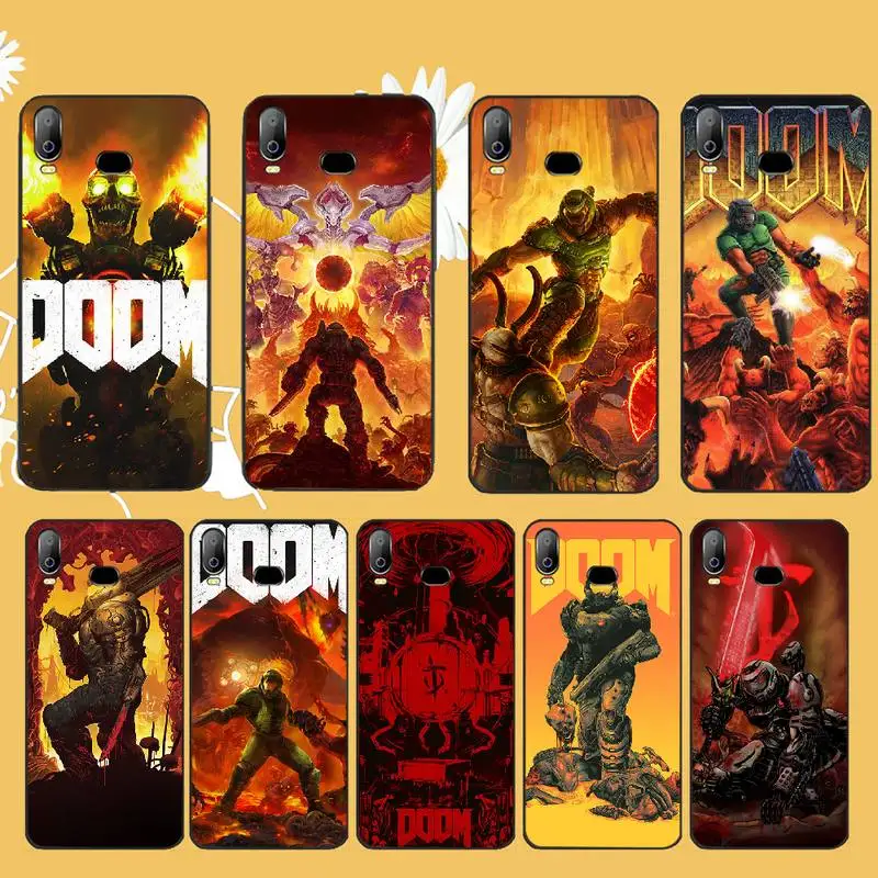 Милый блестящий чехол для телефона PENGHUWAN с изображением EWAU черепа игры Doom Samsung A10
