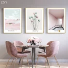 Современная декоративная картина для спальни с изображением девушки розового постера, солнечного света, Naive, положительные четы, картины на холсте, настенное искусство, домашний декор