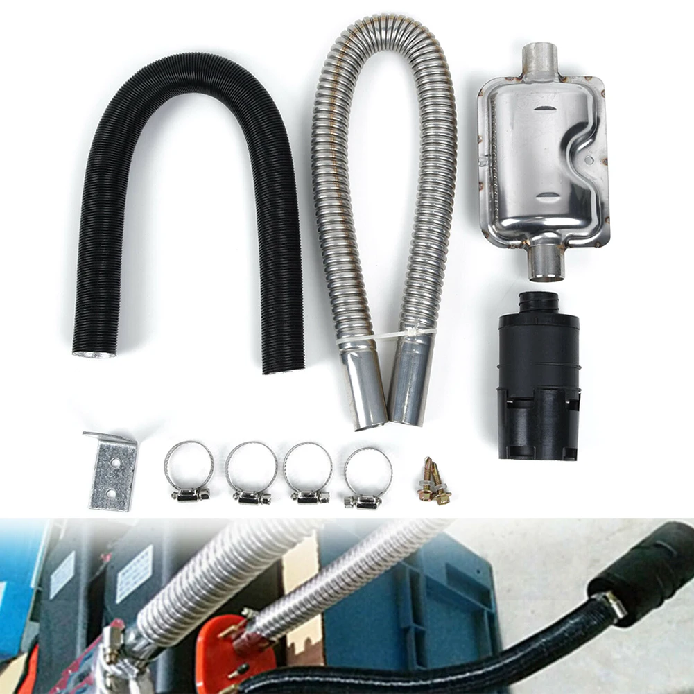 

Diesel Parking Heater 24mm Exhaust Silencer 25mm Filter Heater Ducting Pipe Hose Line For Webasto/Eberspacher