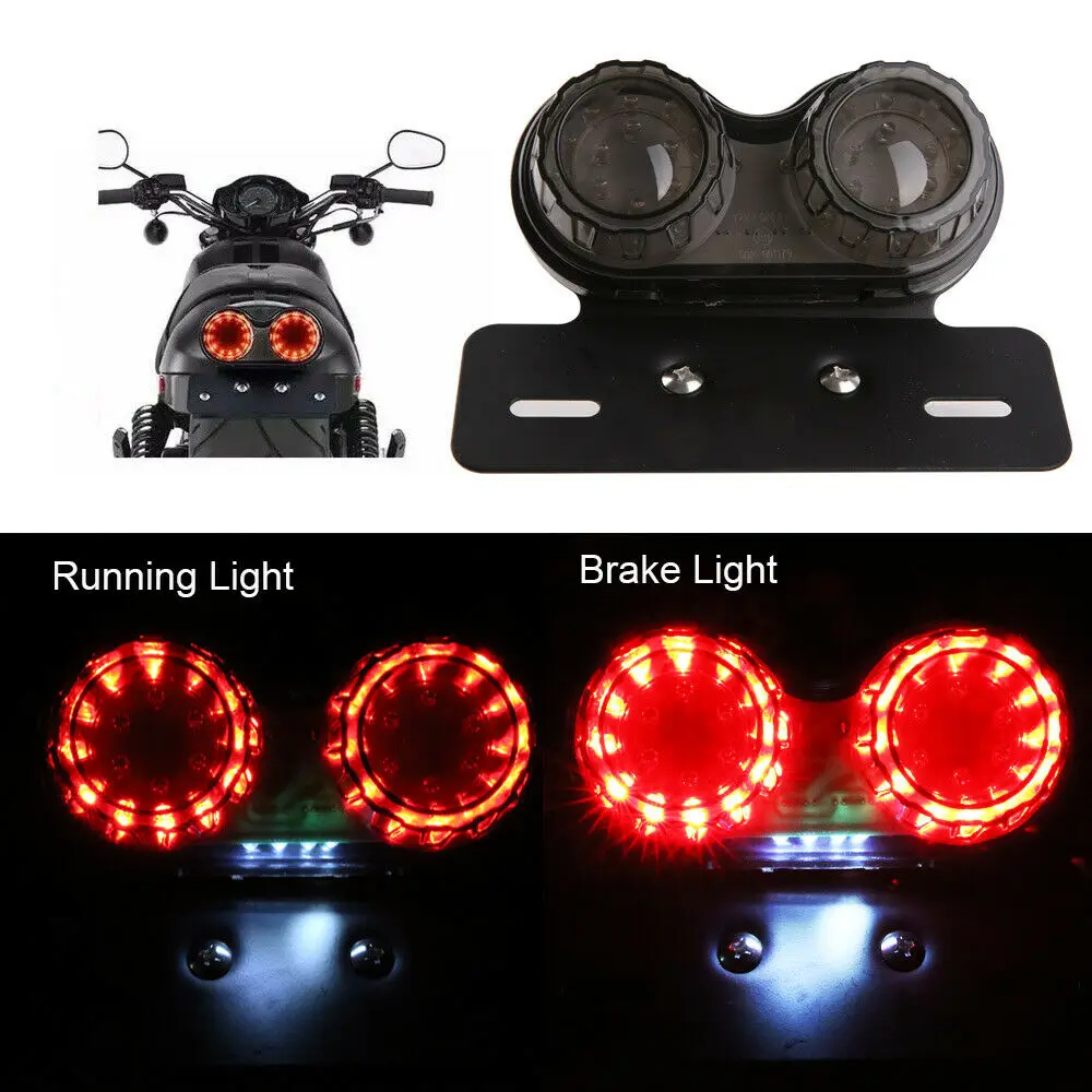 

Universal Motorcycle LED Brake Stop Tail Light Turn Signal lamp Brake Light License Plate Light Turn Signal Indicators