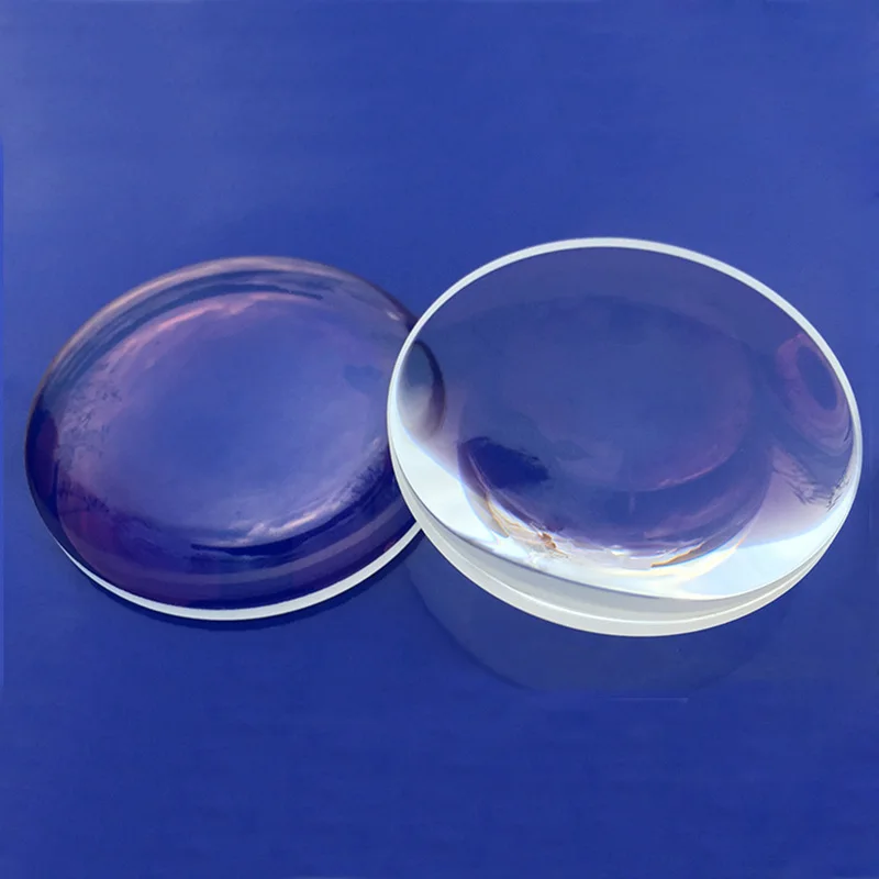 

56mm Laser Collimator Plano Convex Glass Lens Optical Glass Aspherical Lenses Focal Length 75.5mm Magnifying Focusing Lentes