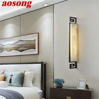 aosong copper indoor%c2%a0sconce%c2%a0lights modern luxury dolomite led wall lamp design balcony for home corridor