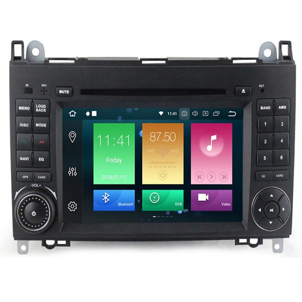Автомагнитола 2DIN Android 10 4 ГБ 64 GPS для Mercedes/Benz W203 W209 W219 W169 A160 C180 C200 C230 C240 CLK200