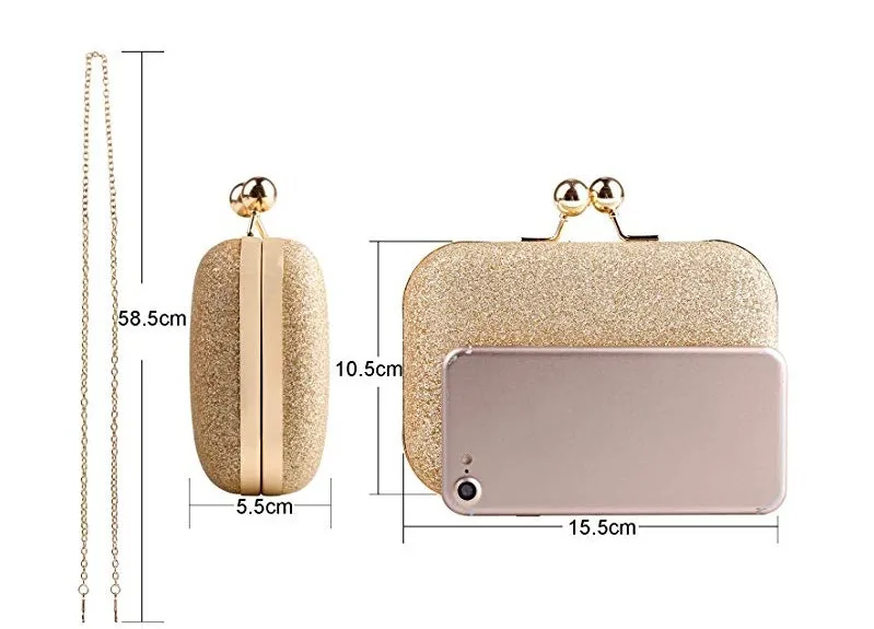 Женские сумки элегантный вечерний клатч Новая женская сумочка Двойная Цепочка