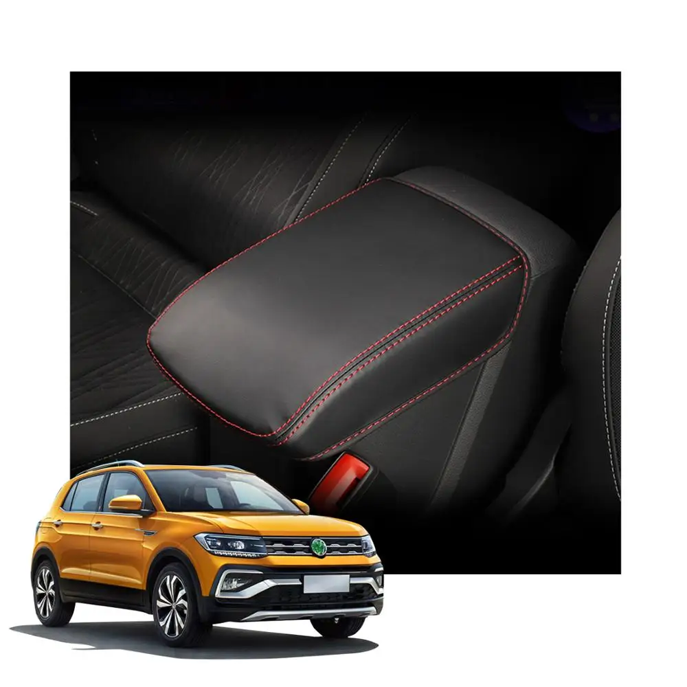 

LFOTPP автомобильный подлокотник коробка крышка для T-Cross 2018 2019 2020 центральный контроль контейнер коробка для хранения Pad Авто аксессуары для и...