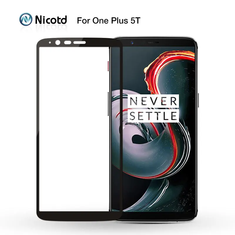 Nicotd 1+ 7 полное покрытие протектор экрана для Oneplus 6 6T 1+ 6T Закаленное стекло Защитная пленка для Oneplus 5T 7 3T 5 5T 1+ 7 5 6