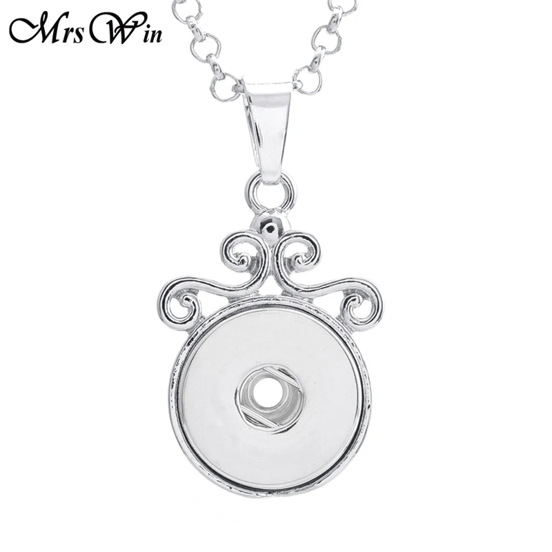 Хит продаж ювелирное изделие с классическим кристаллом 18 мм подвеска кнопками