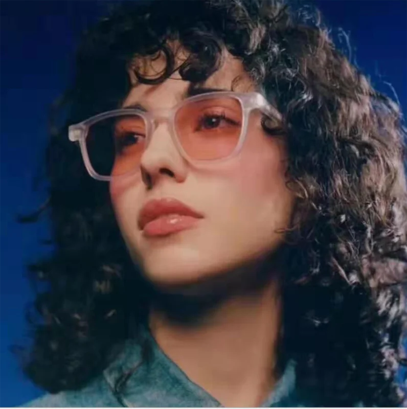 Цветные Квадратные Солнцезащитные очки для женщин и мужчин модные роскошные