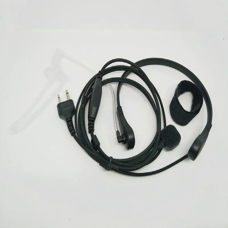 

OPPXUN Floating island style finger throat control headset PTT accessory for ICOM V8 F3 / F4S Vertex VX-510 radio walkie-talkie