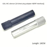 19mm mc front tube decoration silencer sleeve 14 uses gsl acr jinming md15 upgrade material outdoor sports fun toys