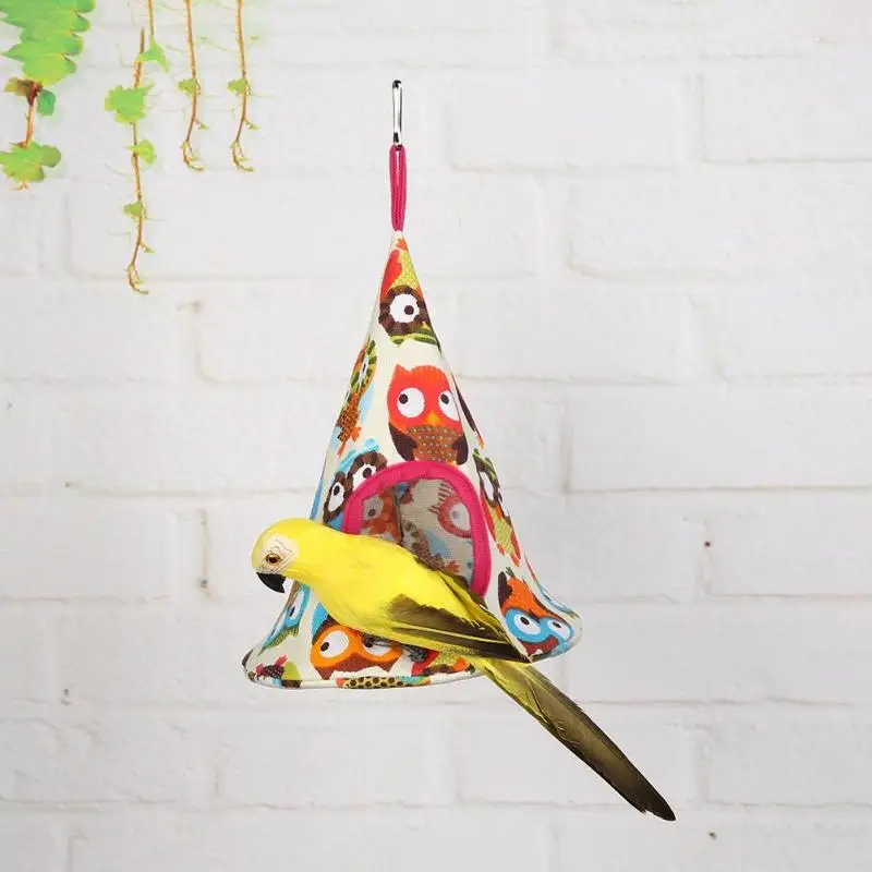 Конус Форма птицы гамак хомяк Попугай висит Кошкин дом удобные Птичье гнездо