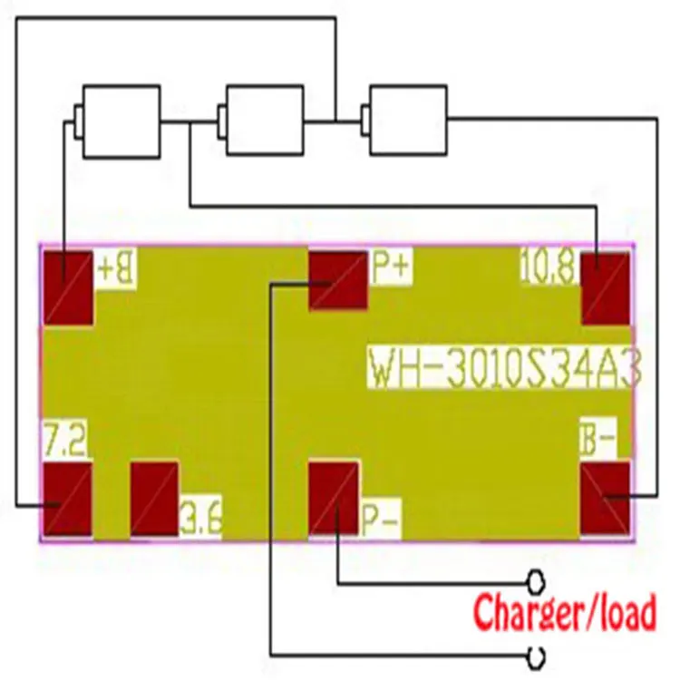 3S 2A Защитная печатная плата литий полимерной батареи BMS/PCM/PCB для 3 упаковок 18650