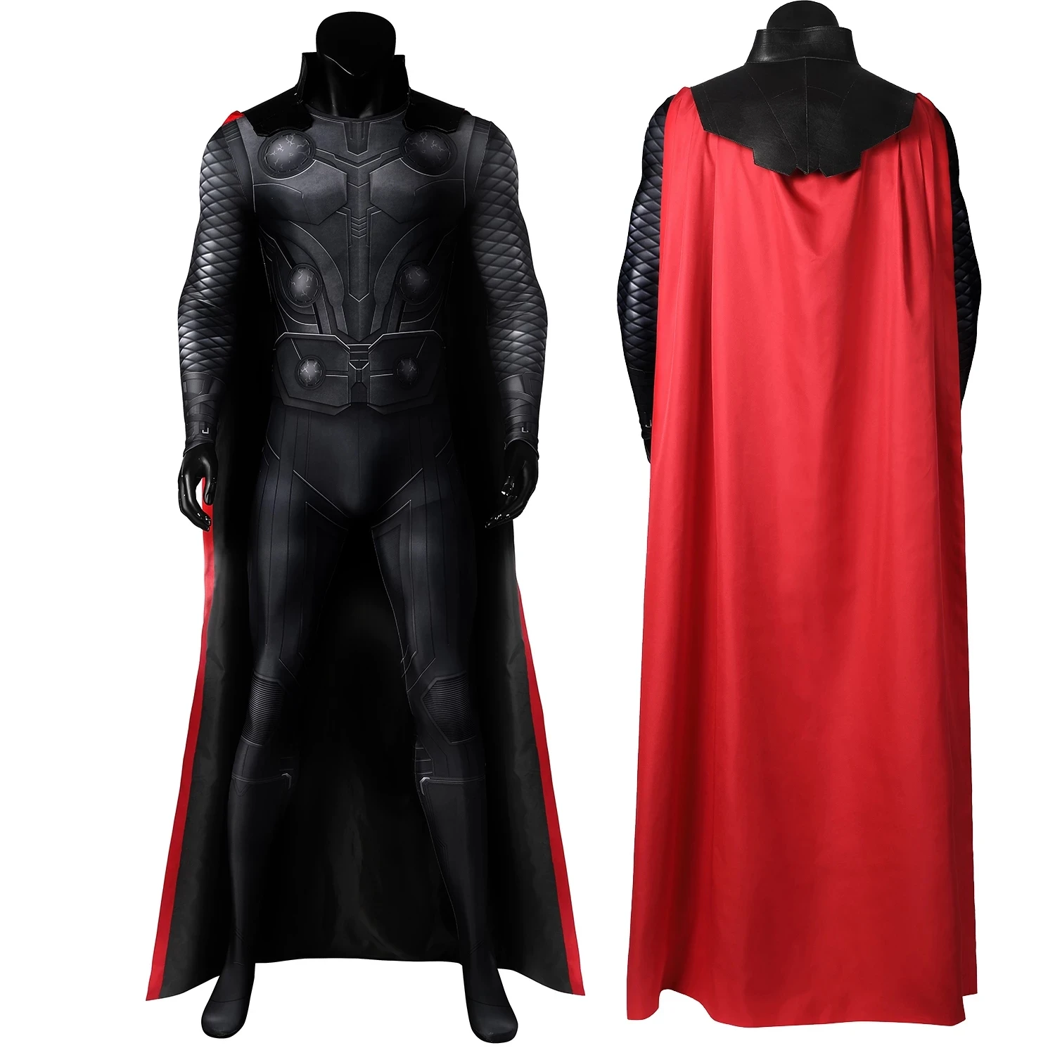 

Adult Infinity War God of Thunder Thor Jumpsuit Cosplay Costume Halloween Masquerade Party Print Zentai Bodysuit