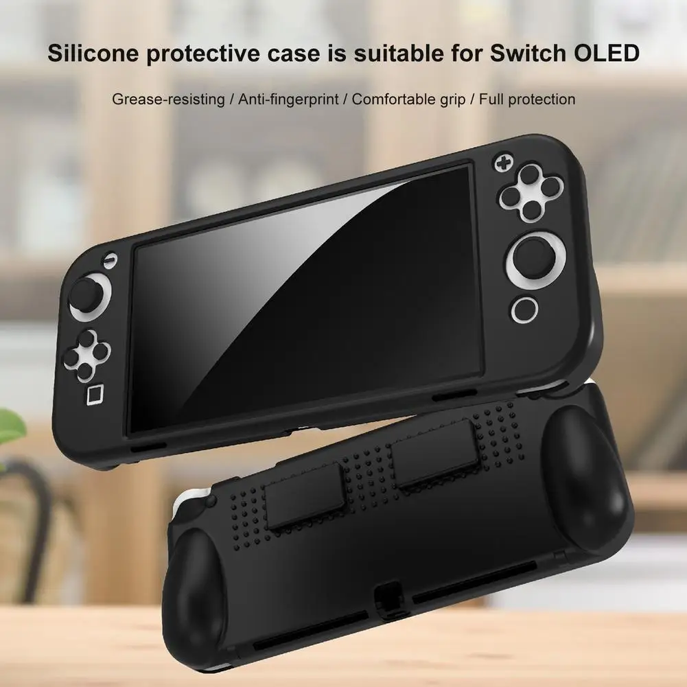 

Silicone Case For Switch OLED Model Case Shell Console Game Controller Accessories Shock Proof Anti-Scratch Case