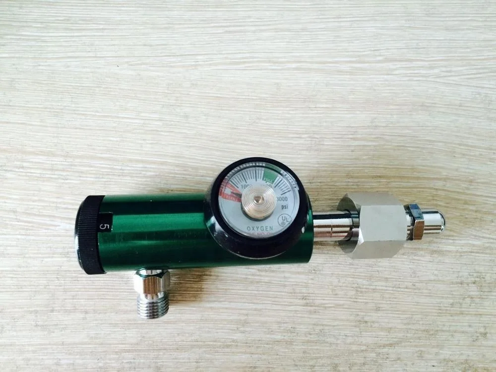 

High flow CGA540 Click style Aluminum Medical Oxygen Regulators