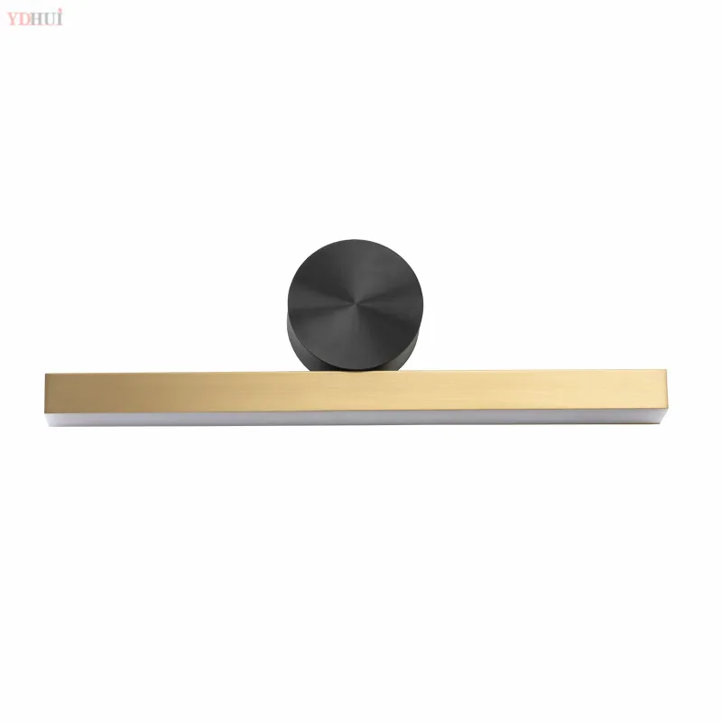 

Nordic Minimalist Brass Led Wall Lamps Creative Luxury Kitchen Living Study Room Hotel Bedroom Bedside Wall Sconce Lighting