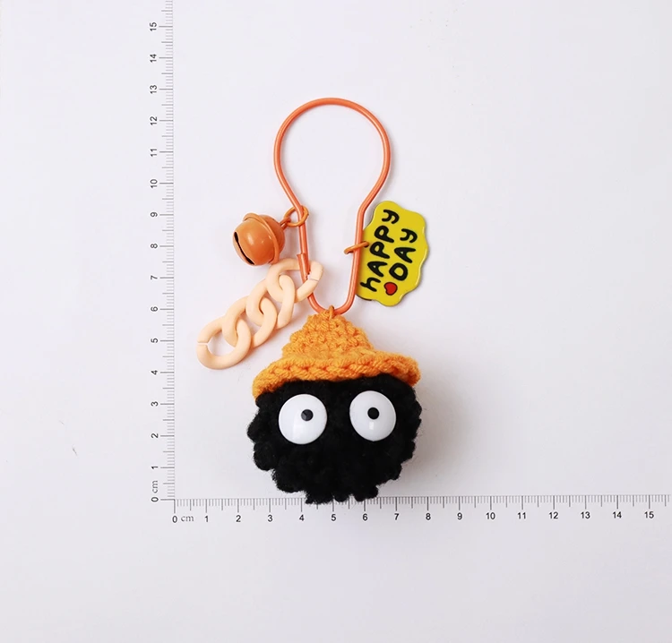 Фото Брелок для ключей suwatari Женский, мультяшный брелок-кольцо с японским аниме призраком, ручной работы, D913 №4