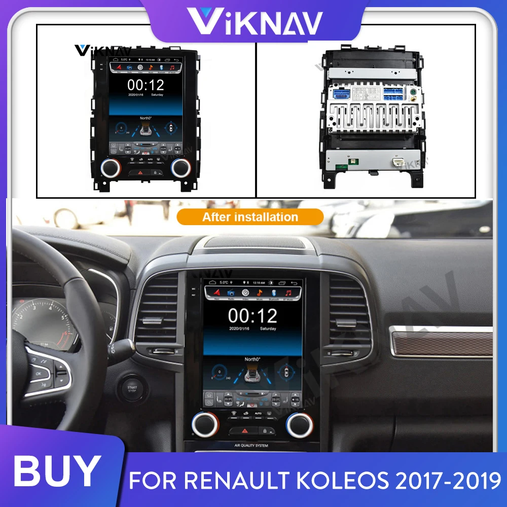 Автомагнитола для Renault Koleos 2017 2018 2019 Android стерео мультимедийный плеер головное