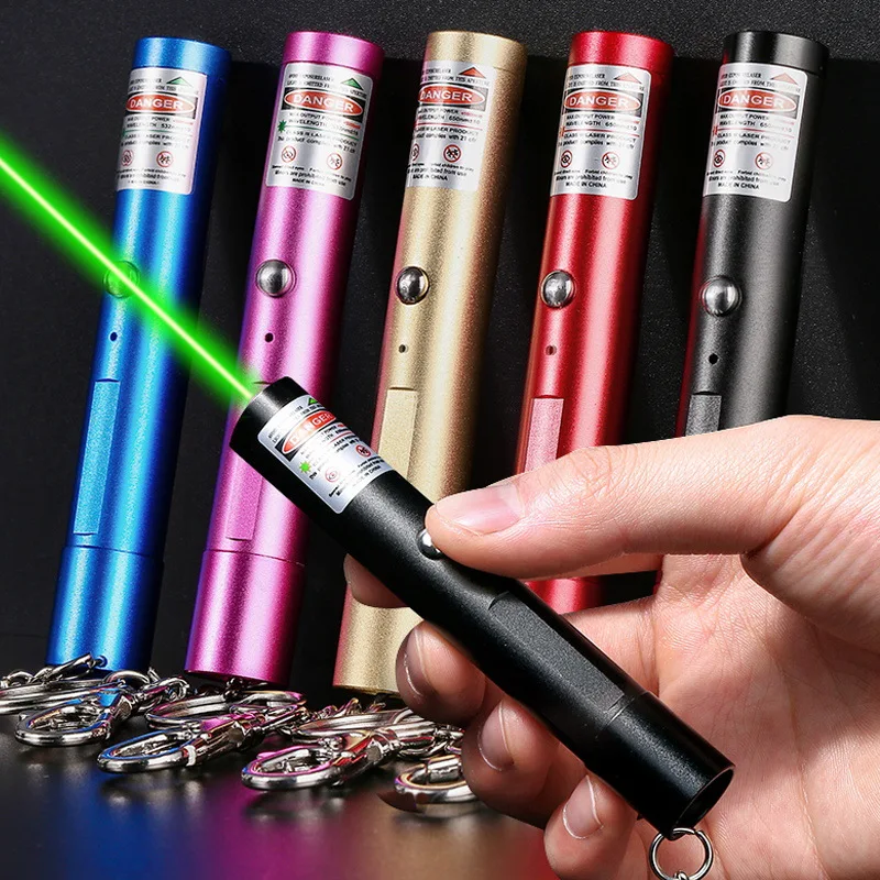 

Hight Powerful USB Green/Red Laser pointer Built-in battery red Laser Sight 10000m 5mw Adjustable Focus Lazer lasers 303 pen
