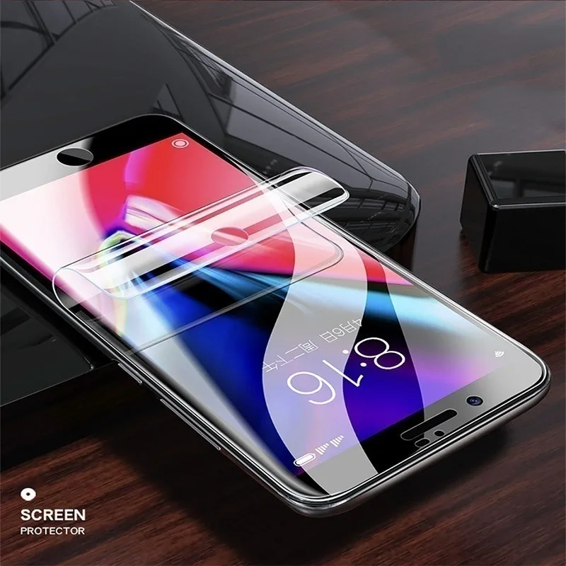 Гидрогелевая пленка для экрана iPhone 12 11 Pro Max XS XR X 6 6s 7 8 + 12Mini 5 SE 2020 Защитная мягкая