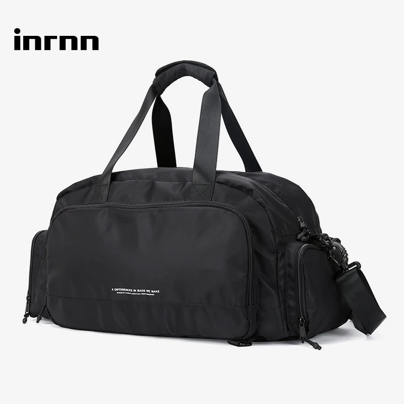 Inrnn мужская дорожная сумка для путешествий фитнеса багажа Мужская вместительная