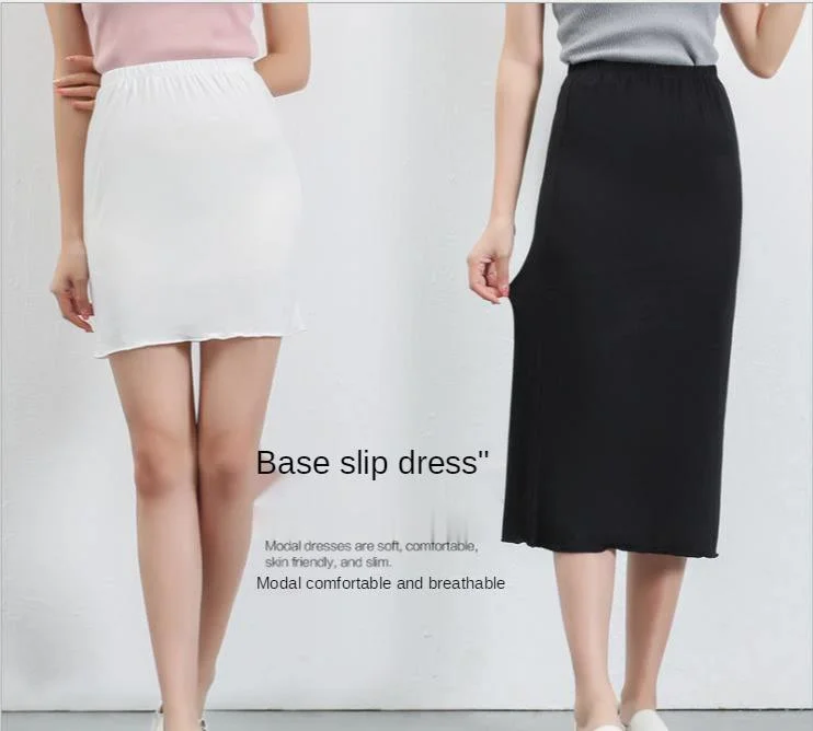 

Women's Skirt Skirt Underwear Half Skirt Invisible Underwear Plain Long